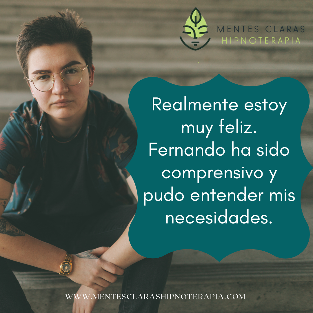 Experiencia de Tobías y su transición al eliminar la ansiedad causada por la bebida